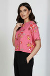 Zivame Knit Cotton Loungewear Top - Flowering Ginger — thumbnail 3